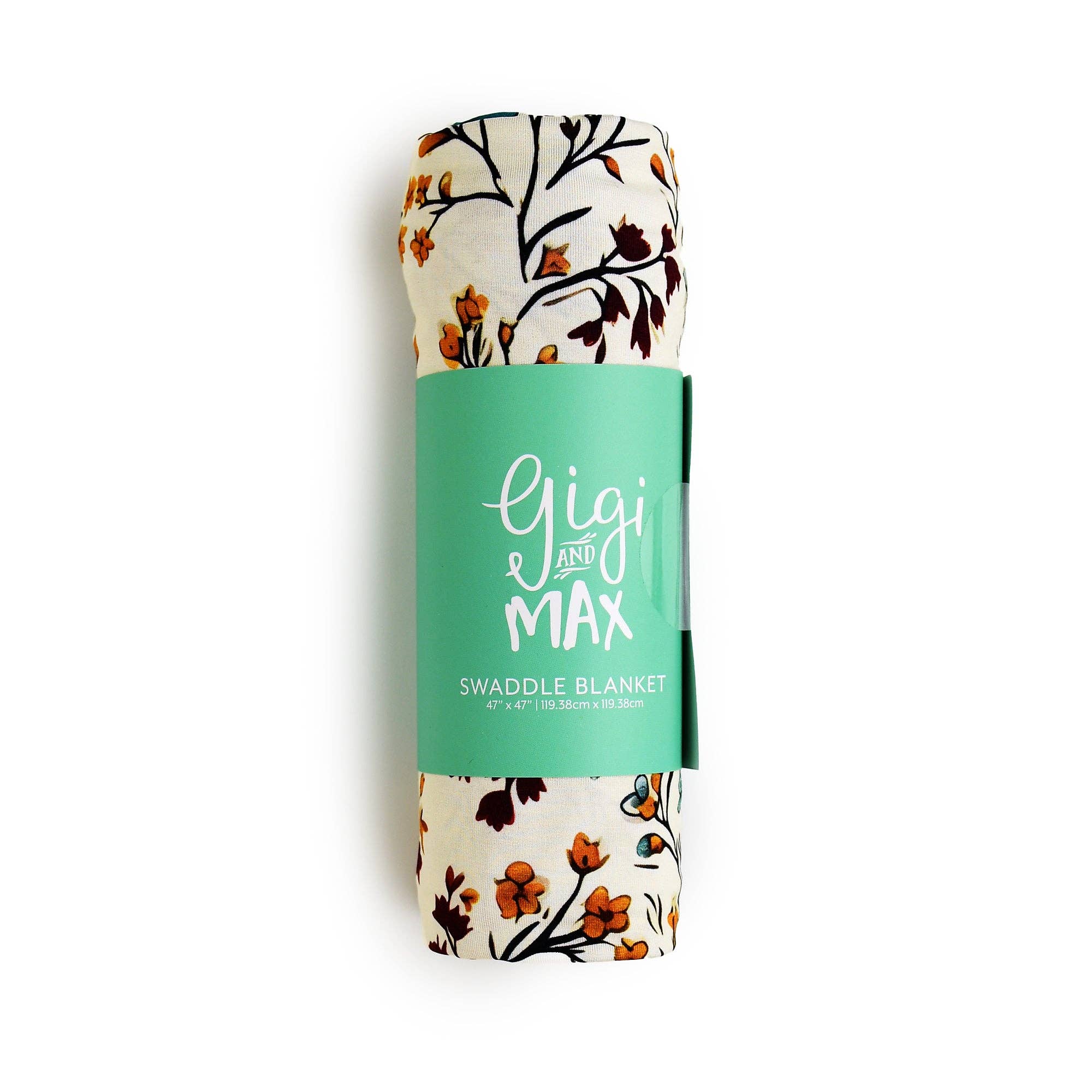 Gigi and Max - Maren Floral Swaddle Bamboo Baby Blanket
