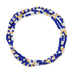 Splendid Iris - Set/4 Stretch Beaded GAME DAY Bracelets