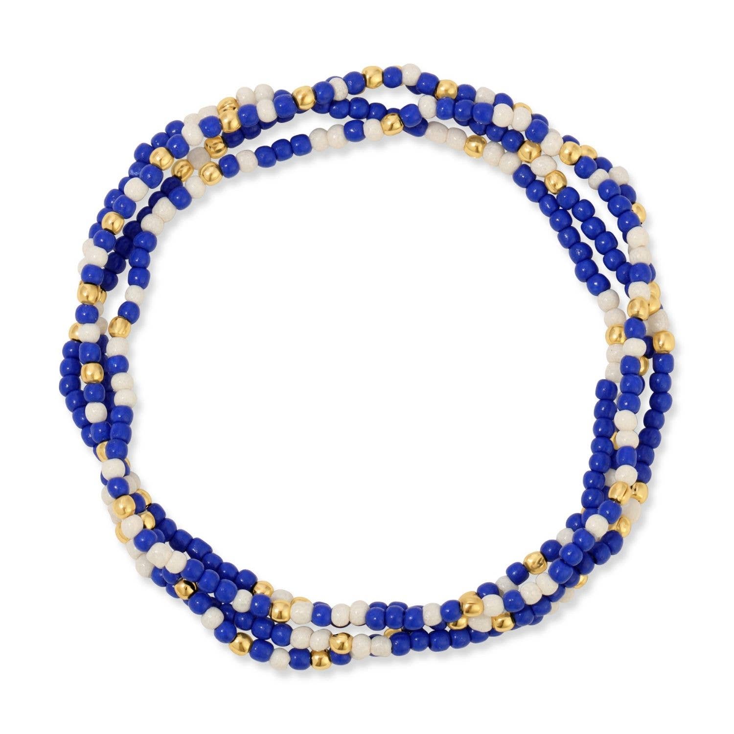 Splendid Iris - Set/4 Stretch Beaded GAME DAY Bracelets