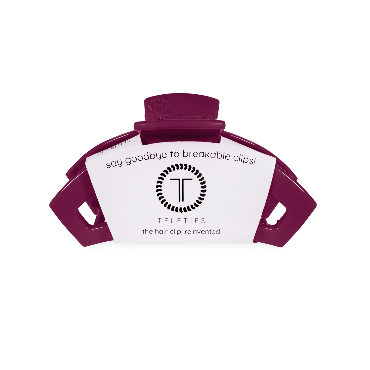 TELETIES - Open Mulberry Medium Hair Clip