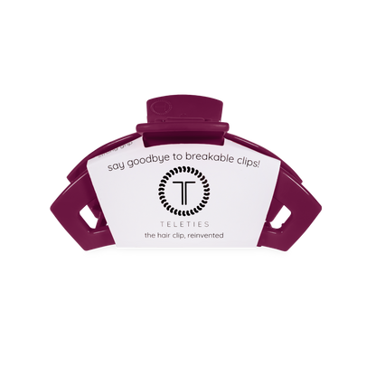 TELETIES - Open Mulberry Medium Hair Clip