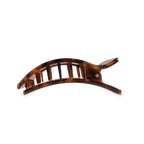 TELETIES - Flat Rectangle Hair Clip | Medium | Tortoise