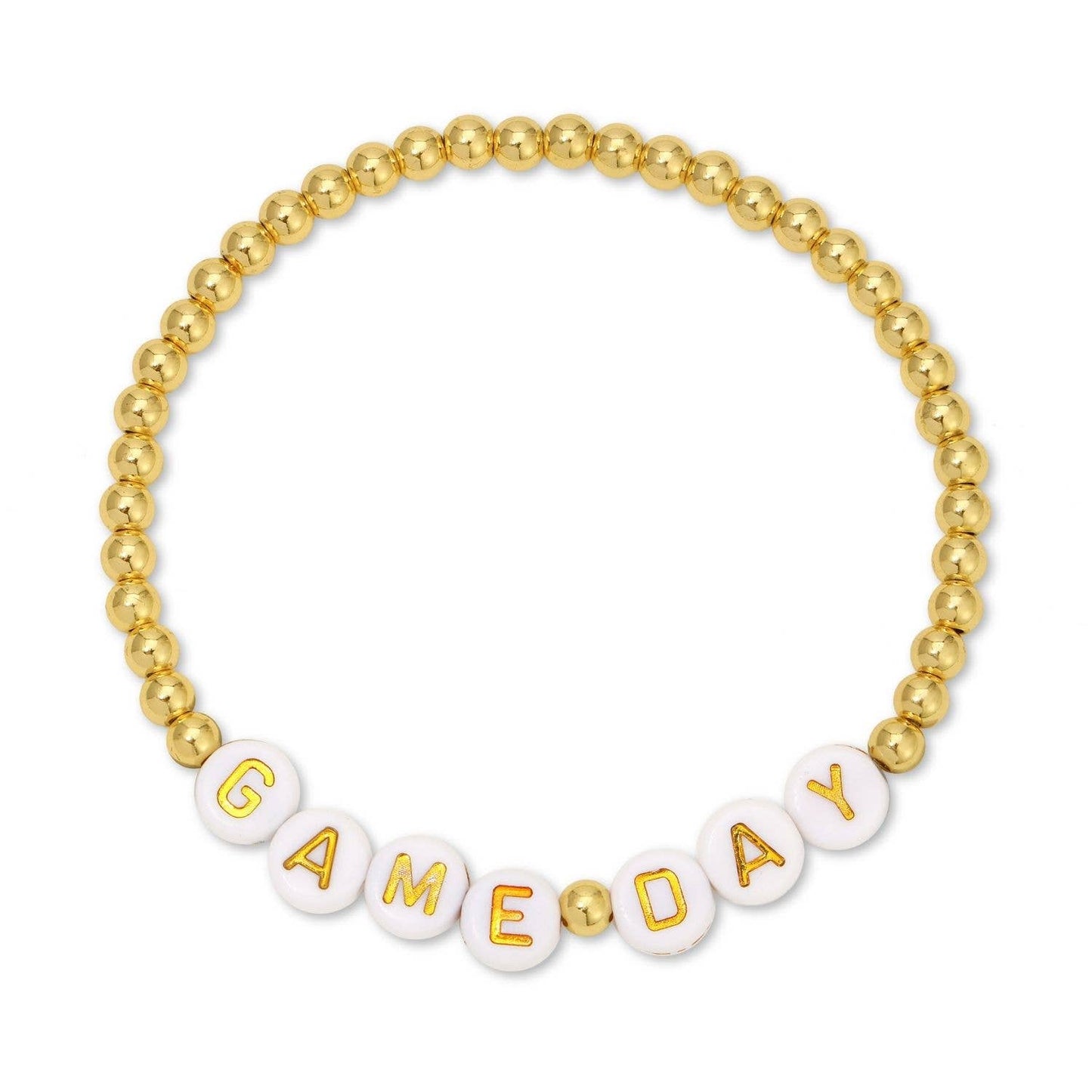 Splendid Iris - Game Day Beaded Bracelet