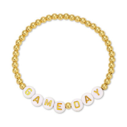 Splendid Iris - Game Day Beaded Bracelet