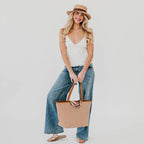 Pretty Simple - Woven Tiffany Organizer Tote Bag