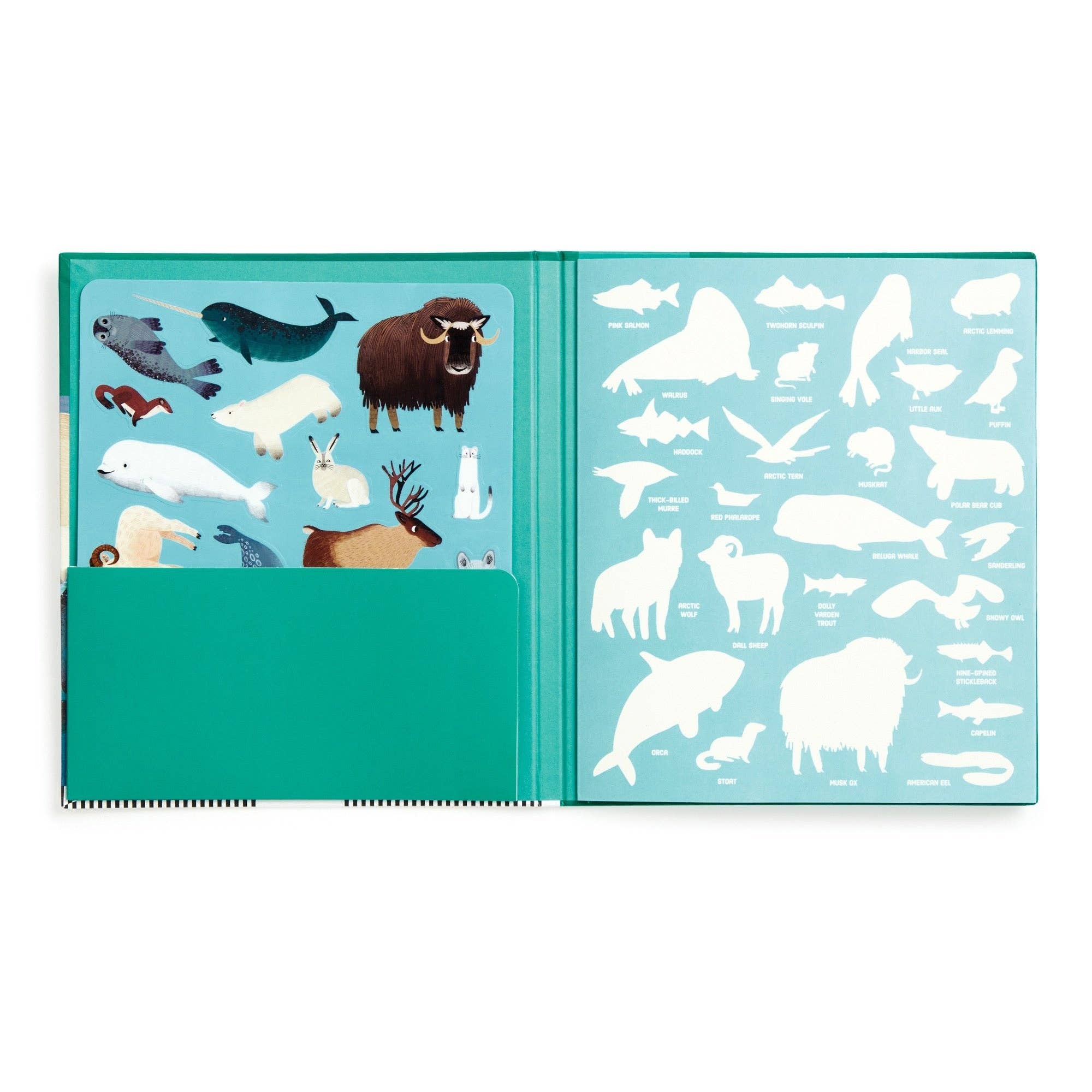 mudpuppy - Arctic Life Sticker Play Reusable Activity Set