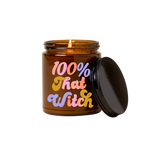 Talking Out of Turn - Halloween Candle Jar w/lid