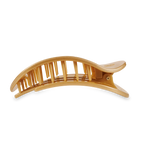 TELETIES - Round Flat Hair Clip | Large | Champagne Toast