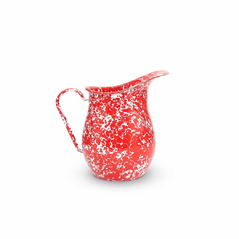 Crow Canyon Home - Splatter Enamelware Large Pitcher - Assorted Colors