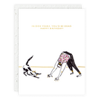 Seedlings - Dog Years - Birthday Card