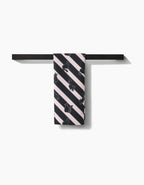 Geometry - Striped Black Cats Tea Towel