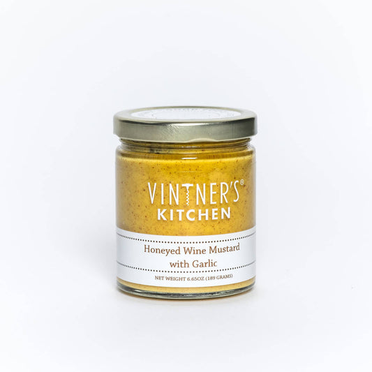 Vintner's Kitchen LLC - Honeyed Wine Mustard With Garlic