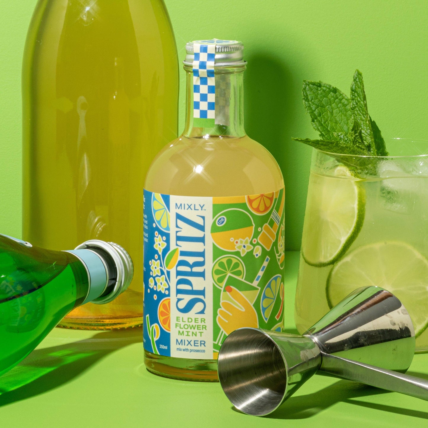 Mixly - Elderflower Mint Spritz Mixer