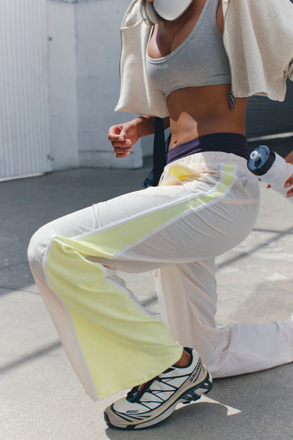fp movement - Retro Rider Pants Cream/ Vapor Lime