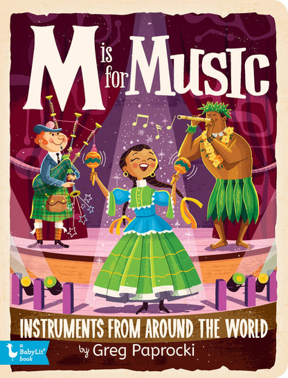 Gibbs Smith - M is for Music; Alphabet board book