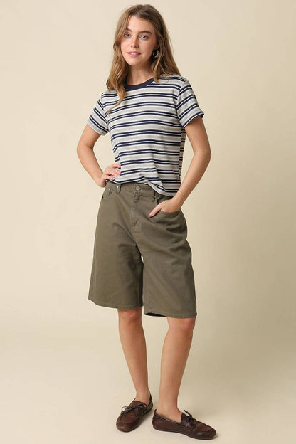 Mila Stripe Baby Tee