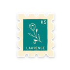 Ruff House Print Shop - Custom City Stamp Sticker - Atlantic, IA