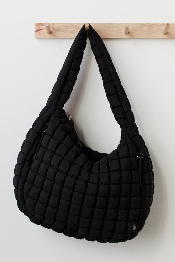 fp movement - Quilted Carryall Bag - Black
