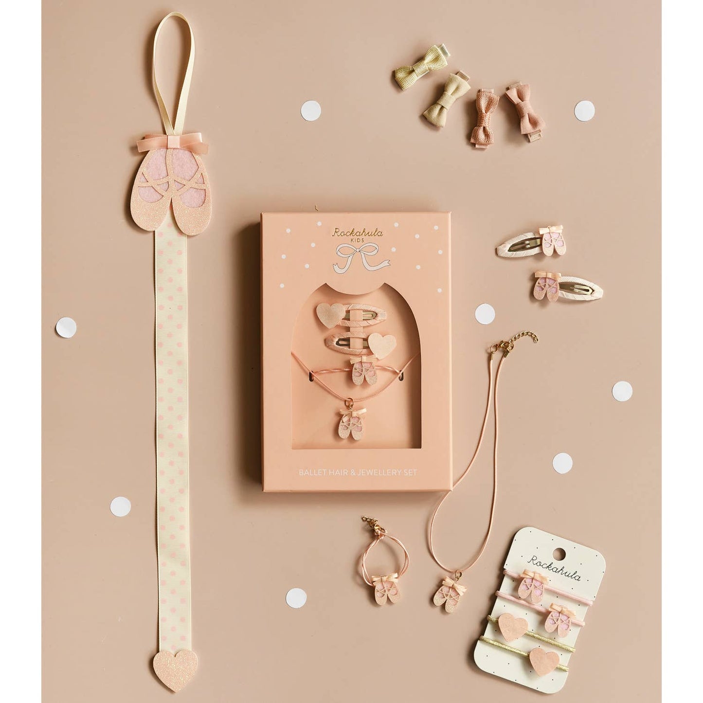 Rockahula Kids - Linen Mini Bow Clips