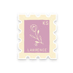 Ruff House Print Shop - Custom City Stamp Sticker - Atlantic, IA