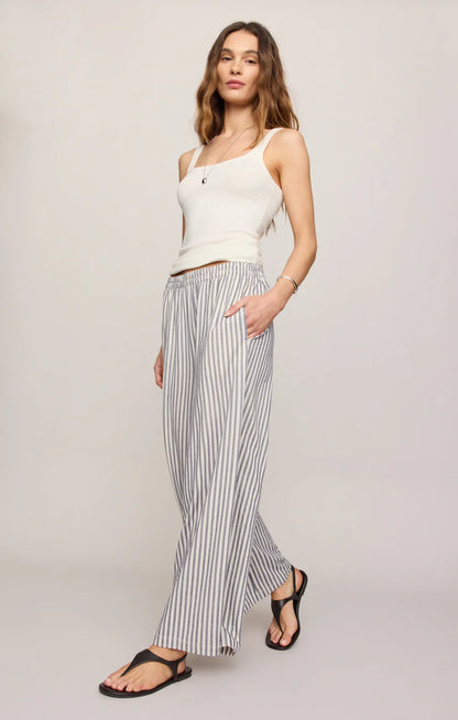 Z Supply Scout Knit Striped Pant - Eclipse