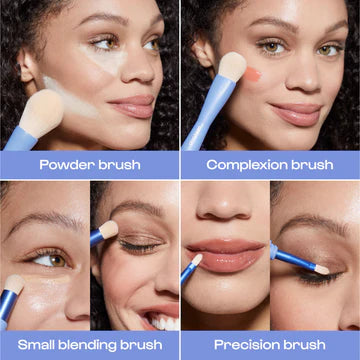 alleyoop - The Overachiever Brush - 4 in 1 Makeup Brush
