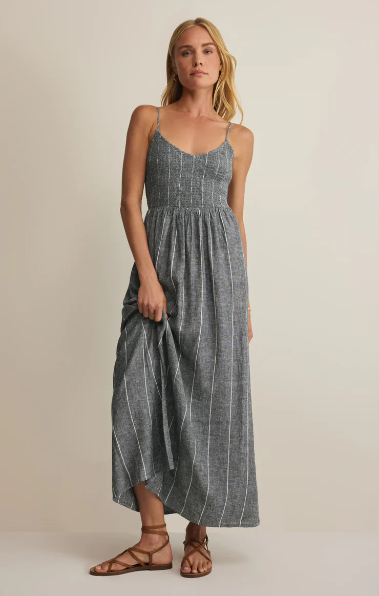 Z Supply Romy Striped Maxi Dress - Eclipse