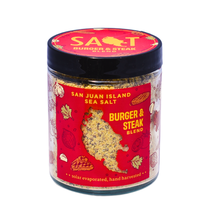 San Juan Island Sea Salt - Burger and Steak Seasoning Blend