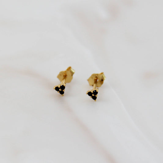 MAIVE - Tiny Trio Studs - Black