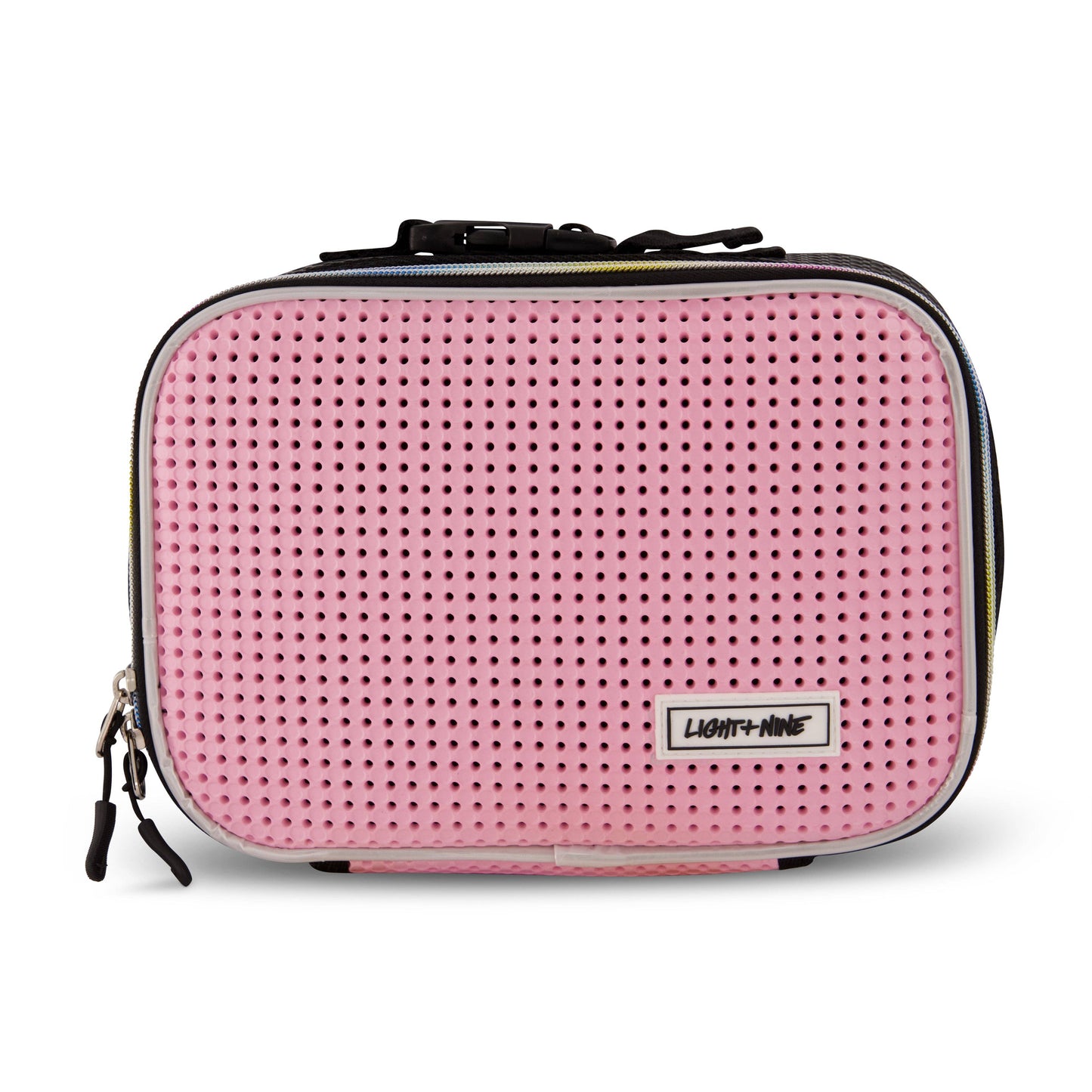 Light + Nine - Insulated Lunch Tote Rainbow Pink