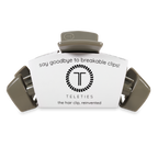 TELETIES - Classic Hair Clip | Large | Sage It Ain't So