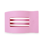 TELETIES - Flat Rectangle Hair Clip | Large | Merry Pinkmas