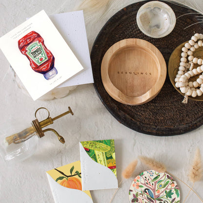 Seedlings - Ketchup - Love + Friendship Card