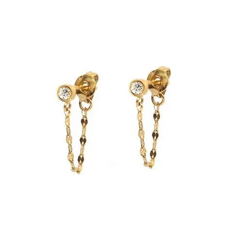 Tai Jewelry - Drop Earrings with Chain