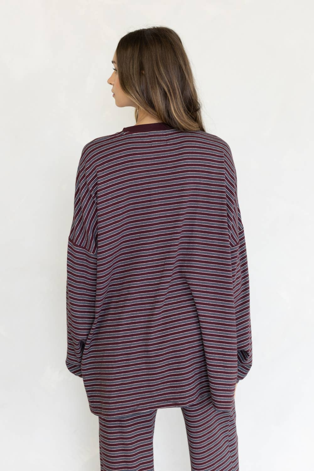 Lara Stripe Lounge Top