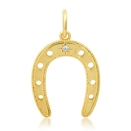 Tai Jewelry - Gold Horseshoe Charm