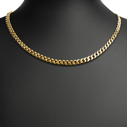 WJW - 18K Gold Curb Chain Necklace