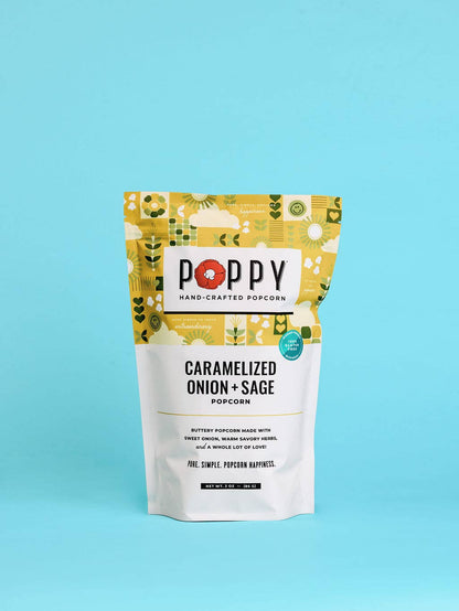 Poppy Hand-Crafted Popcorn - Caramelized Onion + Sage