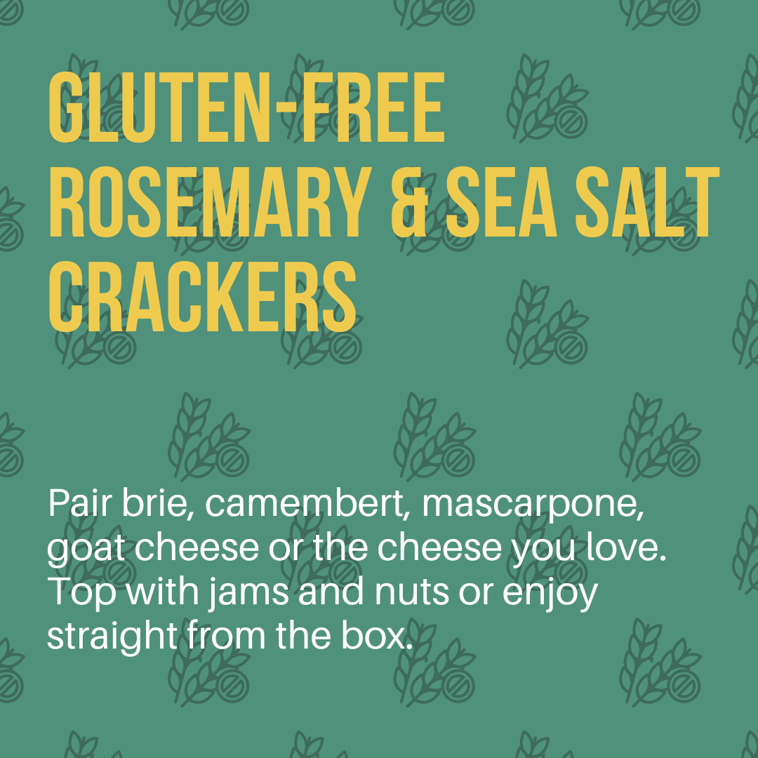 Crackerology - Gluten-free Rosemary & Sea Salt Crackers