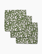 Geometry - Cutout Christmas Dishcloth Set