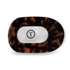 TELETIES - Tortoise Large Flat Round Clip