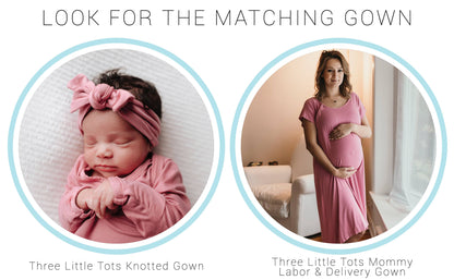 Three Little Tots - Rose Knotted Gown