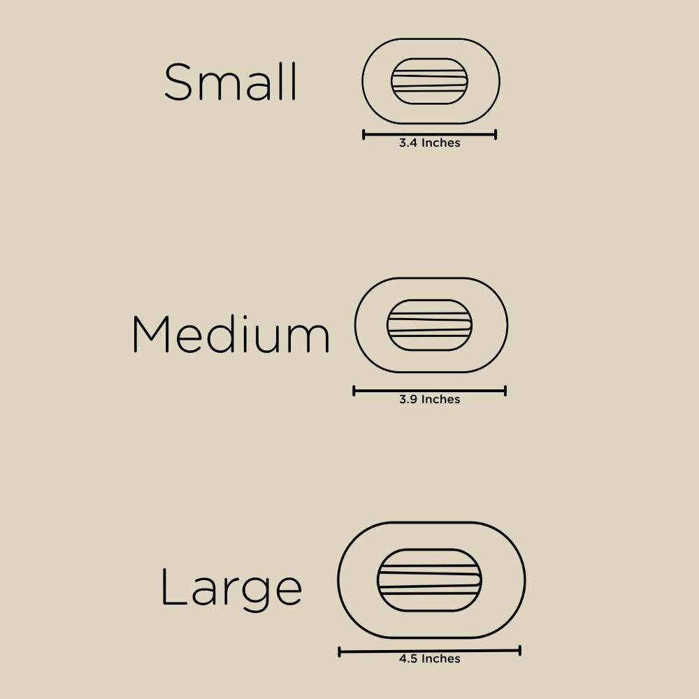 TELETIES - Flat Round Hair Clip | Small | Red Carpet Ready