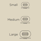 TELETIES - Flat Round Hair Clip | Large | Red Carpet Ready