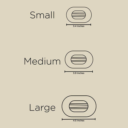 TELETIES - Flat Round Hair Clip | Large | Red Carpet Ready