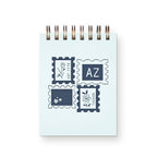 Ruff House Print Shop - Custom City Stamp Mini Jotter Notebook - Atlantic, IA