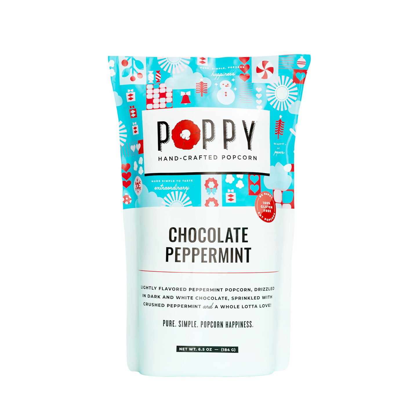 Poppy Hand-Crafted Popcorn - Chocolate Peppermint Popcorn