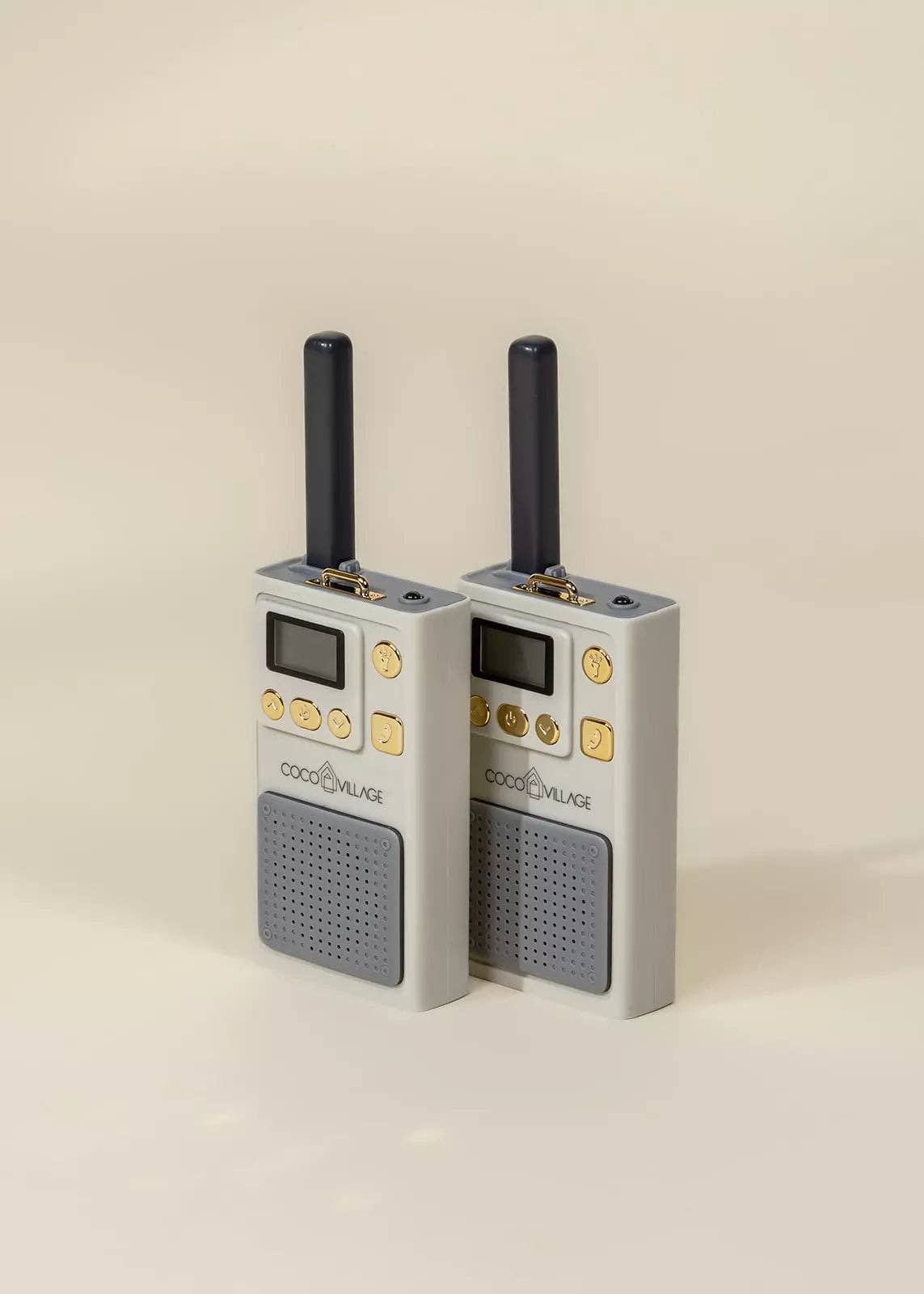 Coco Village - Set of 2 Walkie Talkies -  Beige
