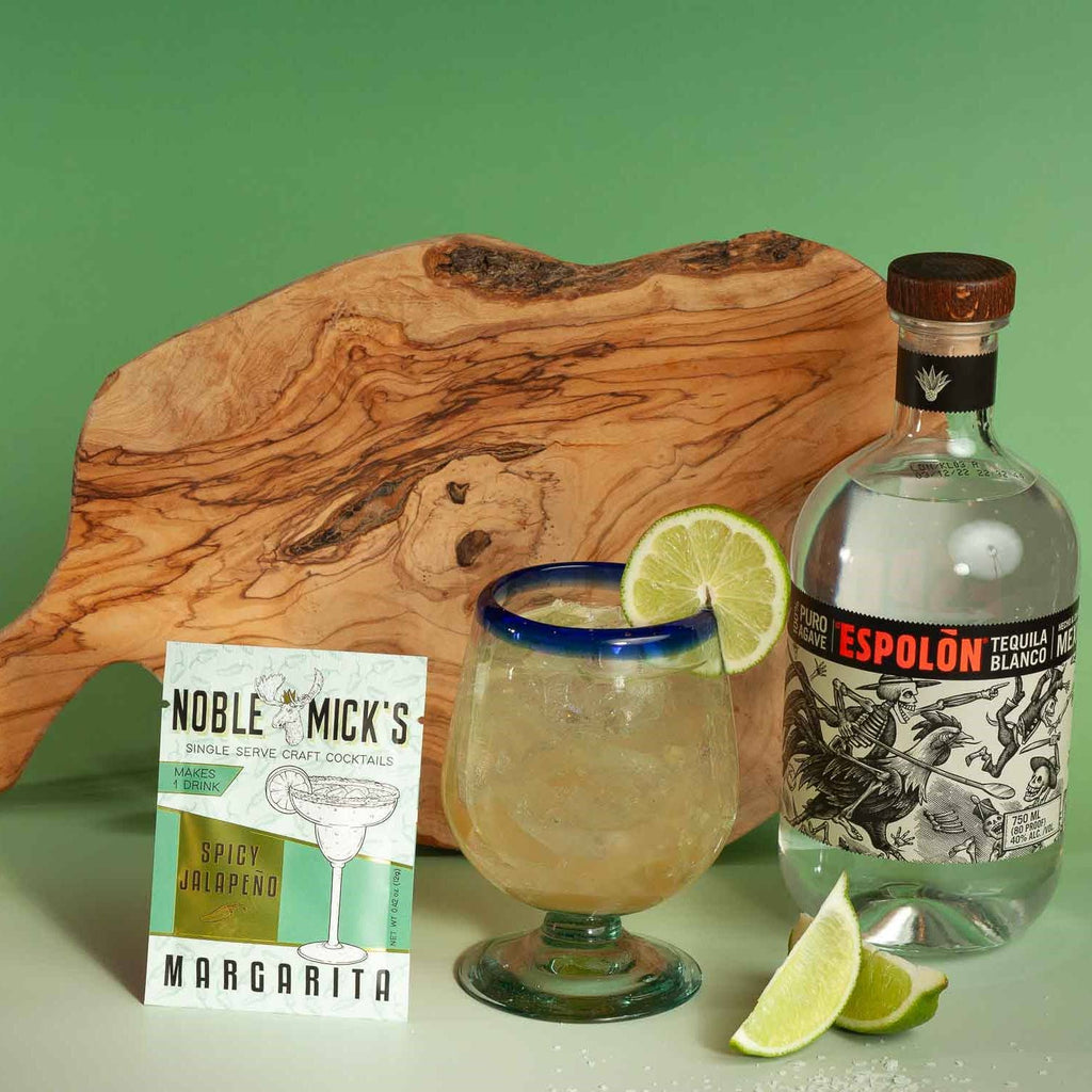 NOBLE MICK'S - Single Serve Craft Cocktails - Spicy Jalapeno Margarita Single Serve Craft Cocktail