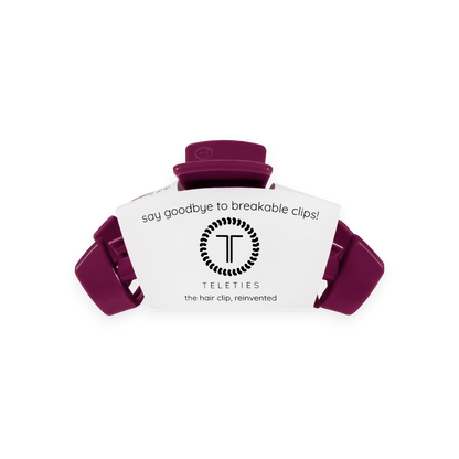 TELETIES - Classic Mulberry Small Claw Clip